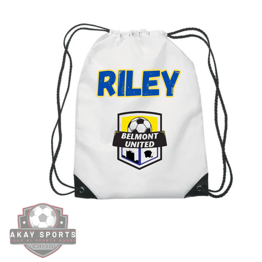 Belmont United Drawstring Bag