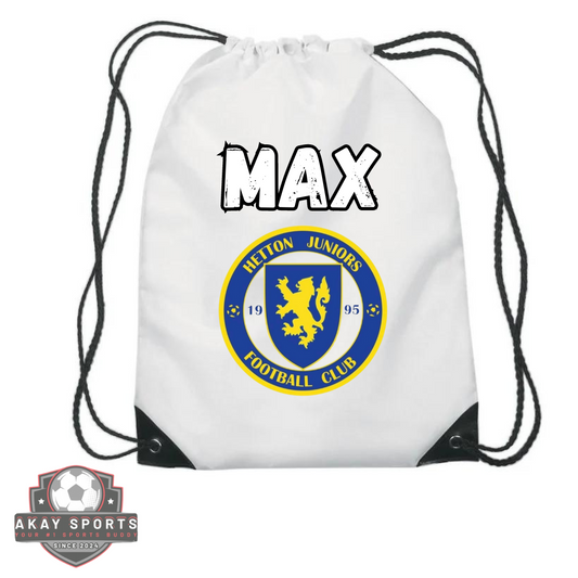 Hetton Juniors Drawstring Bag